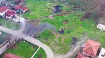 Düzce'de dronlu 'lastik ve motor yağı yakma' denetimi