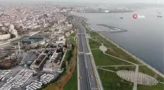 Taksimetre kuyruğu Yenikapı Etkinlik alanından Kazlıçeşmeye kadar uzadı