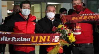 Galatasaray kafilesi Konya'ya geldi