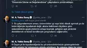 YÖK Başkanı Saraç: Üniversitelerimizin göstergelerinde gözle görülür bir iyileşmenin olduğu görülüyor