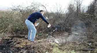 Adil Öksüz'ün çanta gömdüğü iddia edilen arazideki yangının nedeni araştırılıyor