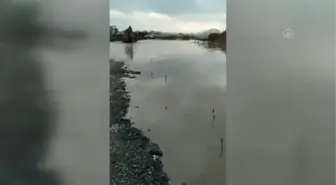 Antalya'da sağanak nedeniyle dereler taştı, seraları su bastı, trafikte aksamalar yaşandı