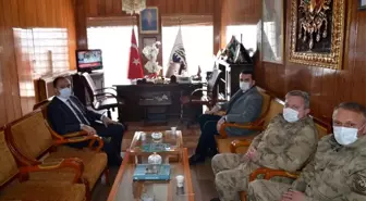 Başkan Bilici'ye Kaymakam Çelik'ten ziyaret
