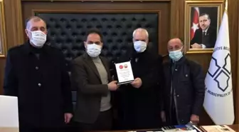 Emeklilerden Başkan Uçar'a ziyaret