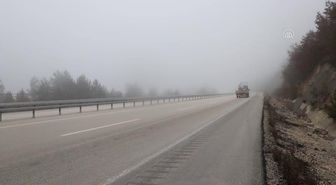 KASTAMONU - Sis, ulaşımı olumsuz etkiliyor