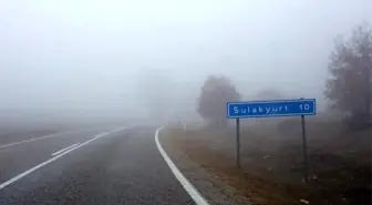Kırıkkale'de sis etkili oldu