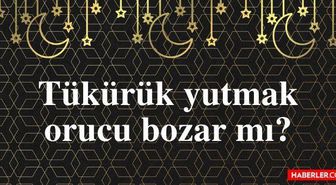 Tükürük yutmak orucu bozar mı? Oruçluyken tükürüğünü yutmak orucu bozar mı? Yanlışlıkla tükürük yutmak oruç bozuyor mu?