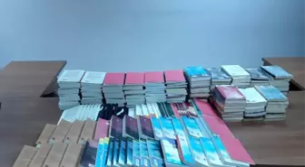 Bandrolsüz 212 adet kitap ele geçirildi