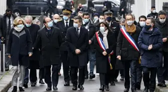 Fransa'da Charlie Hebdo saldırısının 6. yıldönümü için tören düzenlendi