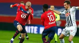 Lille evinde Angers'e 2-1 mağlup oldu