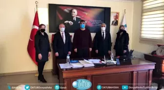 DATÜB heyeti, İŞKUR Müdürü Çelik'i ziyaret etti