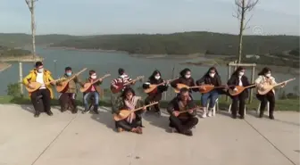 Son dakika haber! Çocuk müzisyenler, İstanbul'un azalan suyuna türküyle dikkati çekti