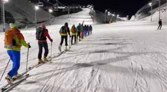 Palandöken'de 'tur ve gece kayağı'