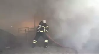 Samandağ'da saman yangını