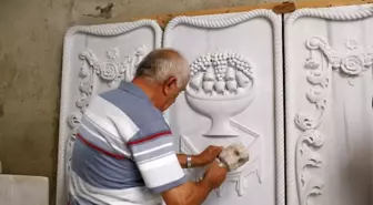 Evinin bodrumunu mermer atölyesine çevirdi