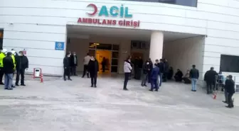 Amasya'da tren kazası kamerada