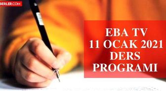 EBA TV 11 Ocak 2021 Pazartesi ilkokul, ortaokul ve lise ders programı! EBA günlük ve haftalık ders konuları ve saatleri