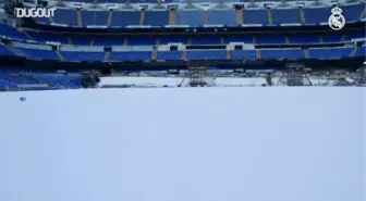 Santiago Bernabeu Beyaza Büründü!