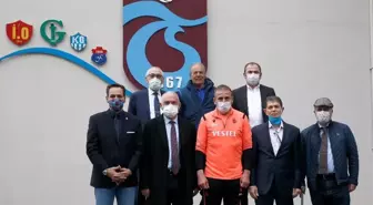 Trabzonspor kurul başkanlarından teknik direktör Avcı'ya ziyaret