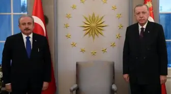 Cumhurbaşkanı Erdoğan, TBMM Başkanı Şentop'u kabul etti