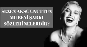 Sezen Aksu Unuttun mu beni şarkı sözleri nelerdir? Unuttun mu beni şarkı sözleri nedir?