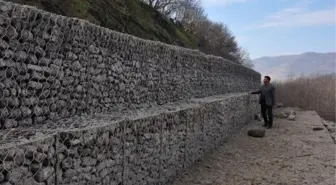 GAZİANTEP - Suyun azaldığı Tahtaköprü Barajı'nda arkeolojik alanlar ortaya çıktı