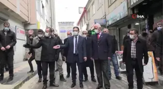 Başkan Vekili Aslan, esnafın sorunlarını yerinde dinliyor