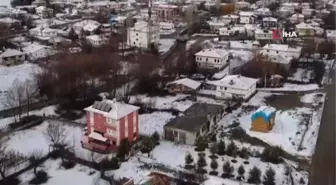 Çankırı'da beklenen kar yağışı başladı