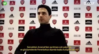 Arteta, Crystal Palace Beraberliği ve Mesut'un Transfer Görüşmeleri Hakkında Konuştu