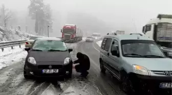 ZONGULDAK - Kar yağışı etkisini sürdürüyor