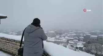 Safranbolu beyaz örtüyle kaplandı