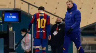 İspanya Süper Kupası'nı Athletic Bilbao kazandı, Messi kariyerinde ilk kez kırmızı gördü