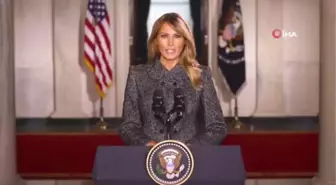 First Lady Melania Trump'tan veda konuşması: 'Şiddet asla çözüm değil'