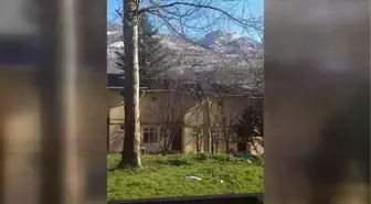 Babasının çatıdaki kediyi kurtarmasını izleyen küçük çocuğun duası yürekleri ısıttı