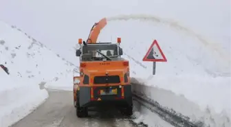 Çığ nedeniyle kapanan Şemdinli- Yüksekova yolu açıldı (2)