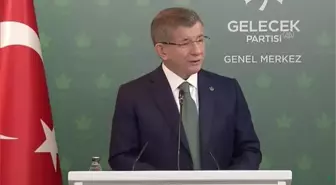 Davutoğlu, partisinin il başkanları toplantısında konuştu