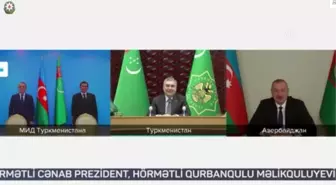 Son dakika haber: Aliyev, 'Dostluk' petrol yatağının Türkmenistan'la işletilmesini öngören anlaşmanın 'tarihi' olduğunu söyledi