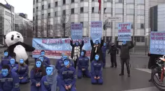 Çin'in Uygurlara yönelik baskı politikaları protesto edildi