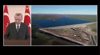 Cumhurbaşkanı Erdoğan, Silvan ve Ergani'deki baraj açılış törenine canlı bağlantıyla katıldı