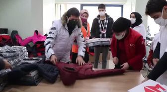 Depremzede 1023 çocuğu ısıtacak yardım