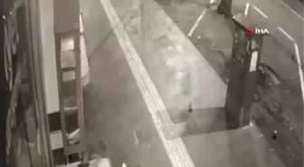 İş yerine giren hırsız güvenlik kamerasında