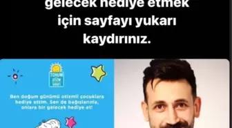 Sinan Çalışkanoğlu doğum gününü Tohum Otizm Vakfına bağışlıyor!