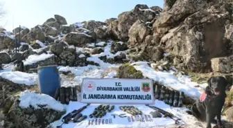 Son dakika! Teröristin üzerindeki kroki, toprağa gömülü mühimmatı ortaya çıkardı