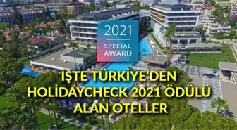 İşte Türkiye'den HolidayCheck 2021 ödülü alan oteller