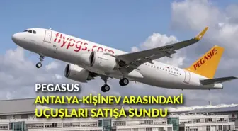 Pegasus, Antalya-Kişinev arasındaki uçuşları satışa sundu