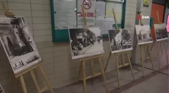 Metroda 'Bursa'da zaman' sergisi