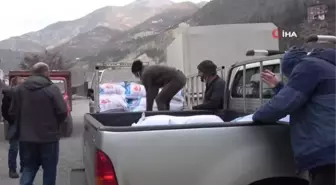 Artvinli boğacılara yem desteği