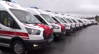 GAZİANTEP - AB tarafından finanse edilen 38 ambulansın teslimi için tören düzenlendi