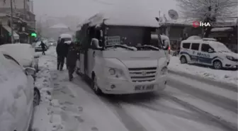Yollar buz pistine döndü