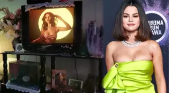 Selena Gomez'in dantelli televizyon örtüsü